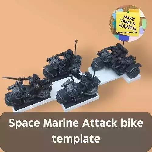 SPACE MARINE BIKE TEMPLATE 3D print model
