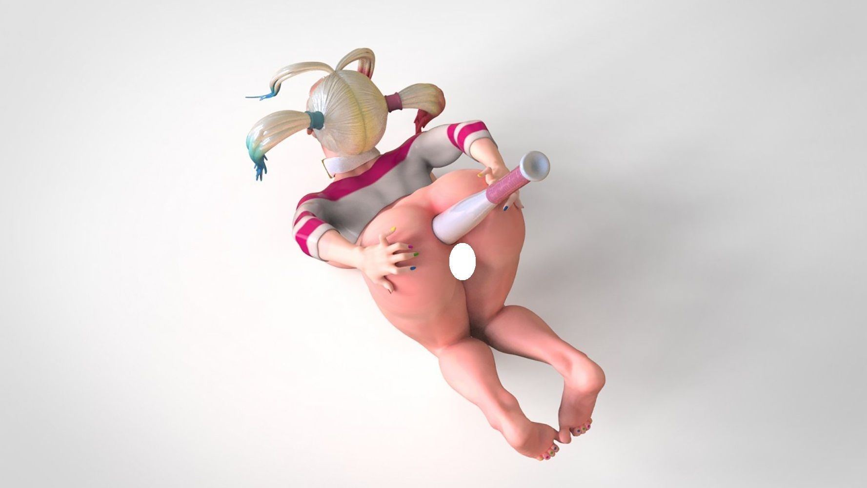 Harley Quinn Pen Holder 3D Model Ready to Print 3D print model_4