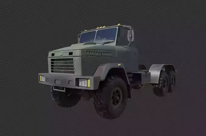 KrAZ 6x6 Model
