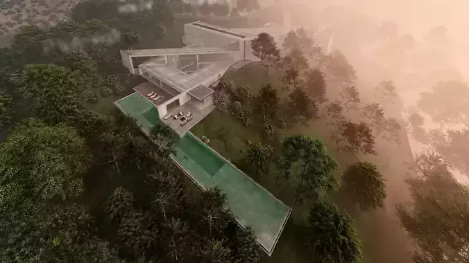 Lumion file - House in Monterrey - Mexico - Tadao Ando