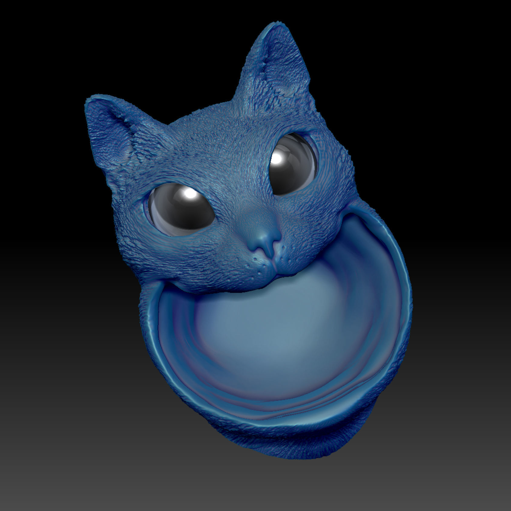 Cat  STL 3D Print Model High polygon 3D print model_1