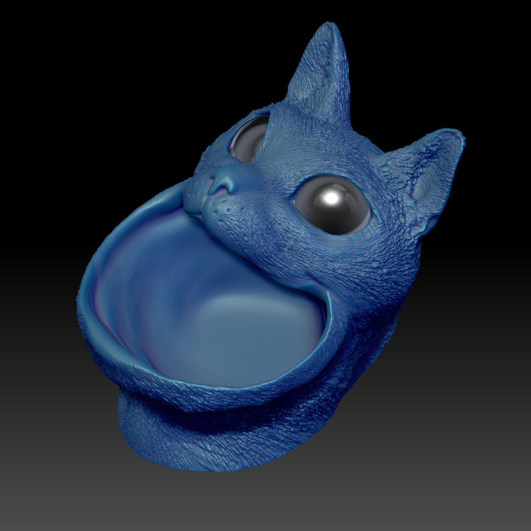 Cat  STL 3D Print Model High polygon 3D print model_4