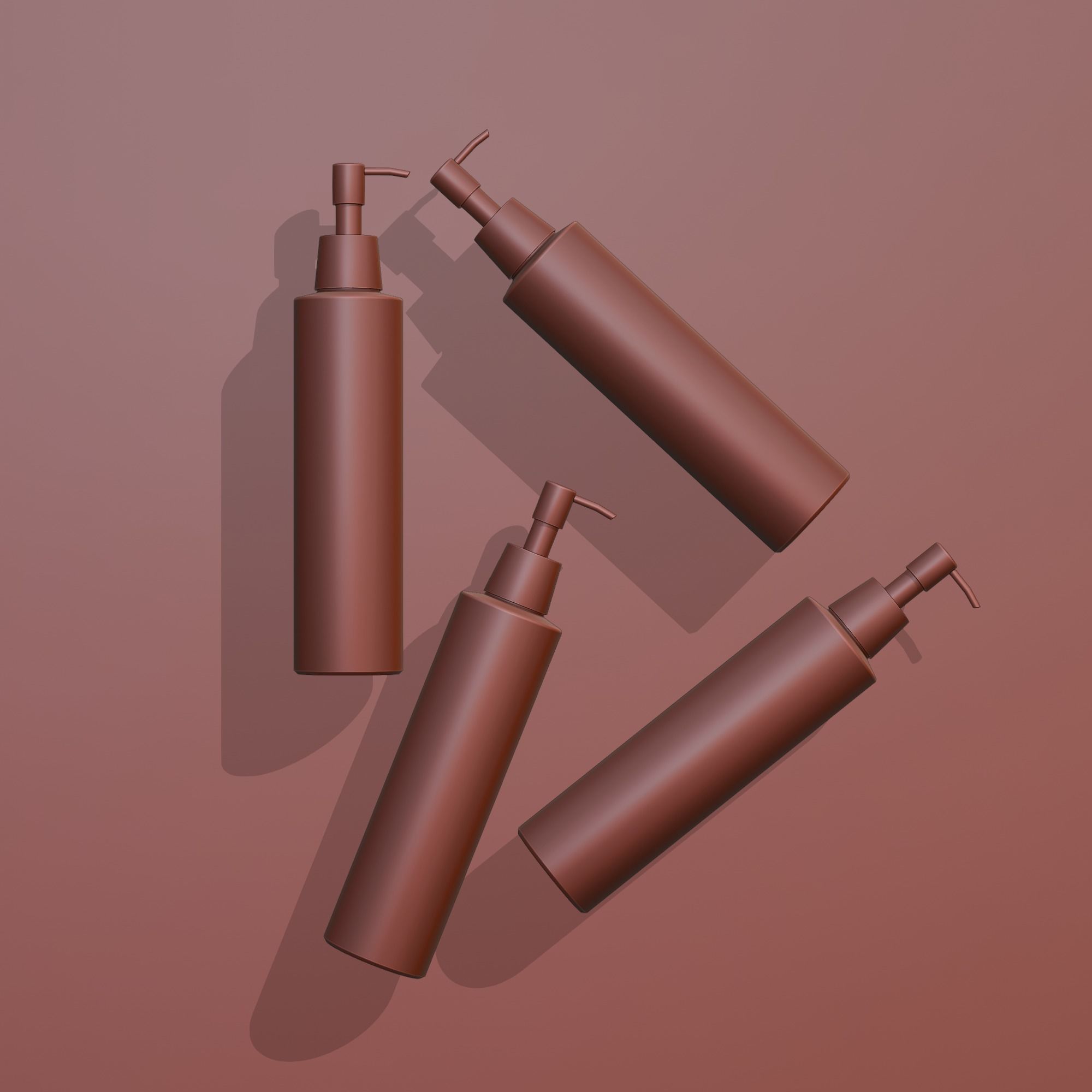 Cream with dispenser 3D model_9