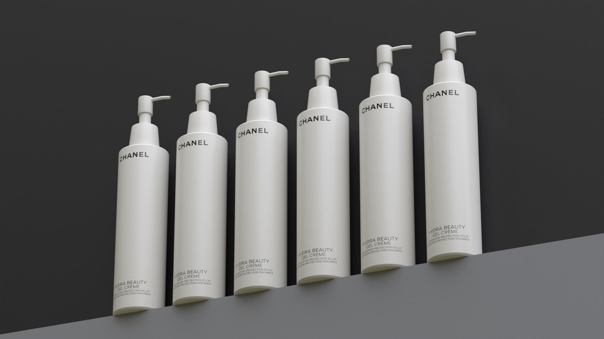 Cream with dispenser 3D model_3