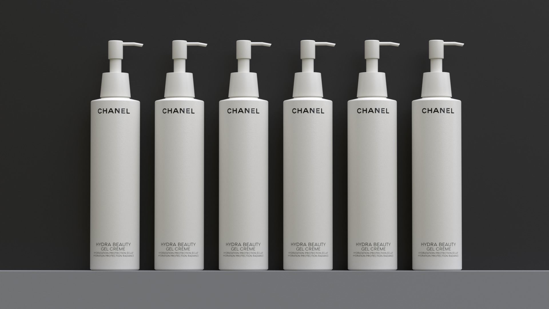 Cream with dispenser 3D model_4