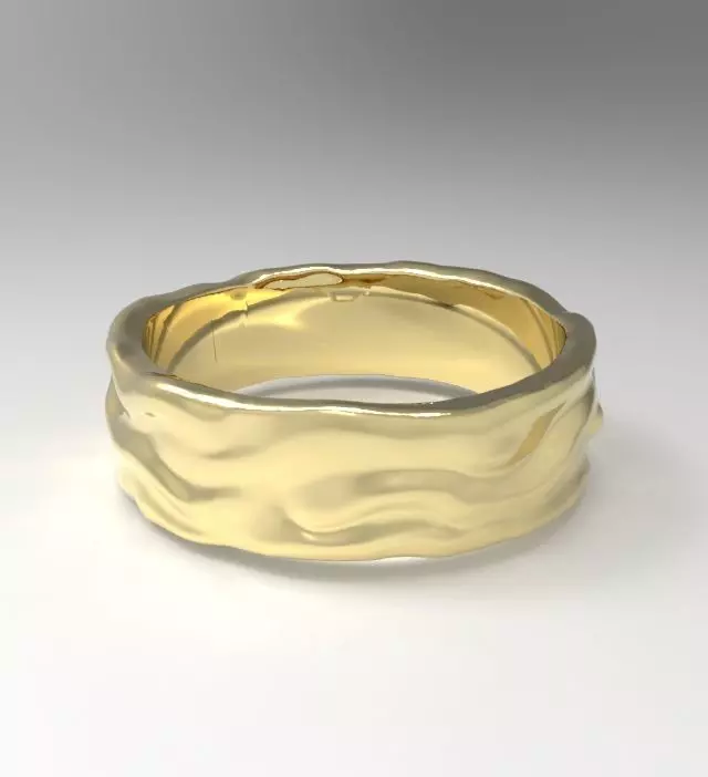 ring  apstract 3D print model_0