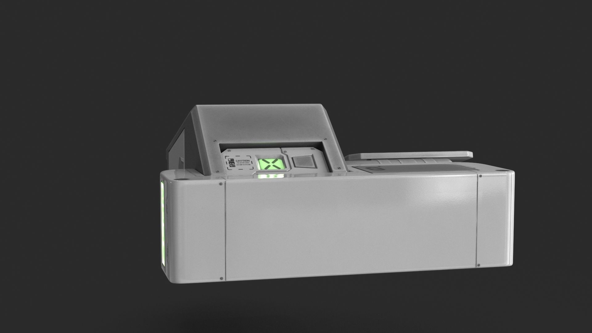 Sci Fi Scanner Display v3 Low-poly 3D model_16
