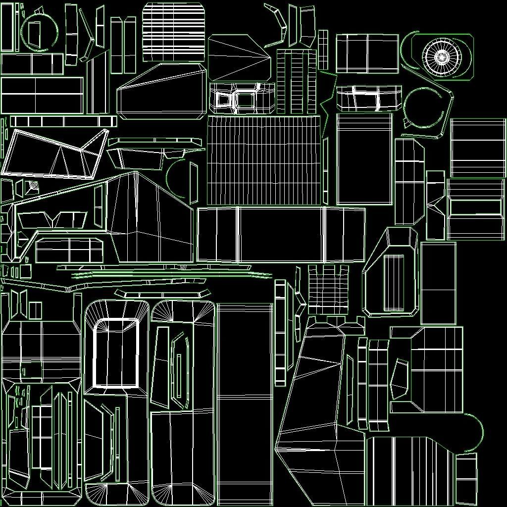 Sci Fi Scanner Display v3 Low-poly 3D model_20