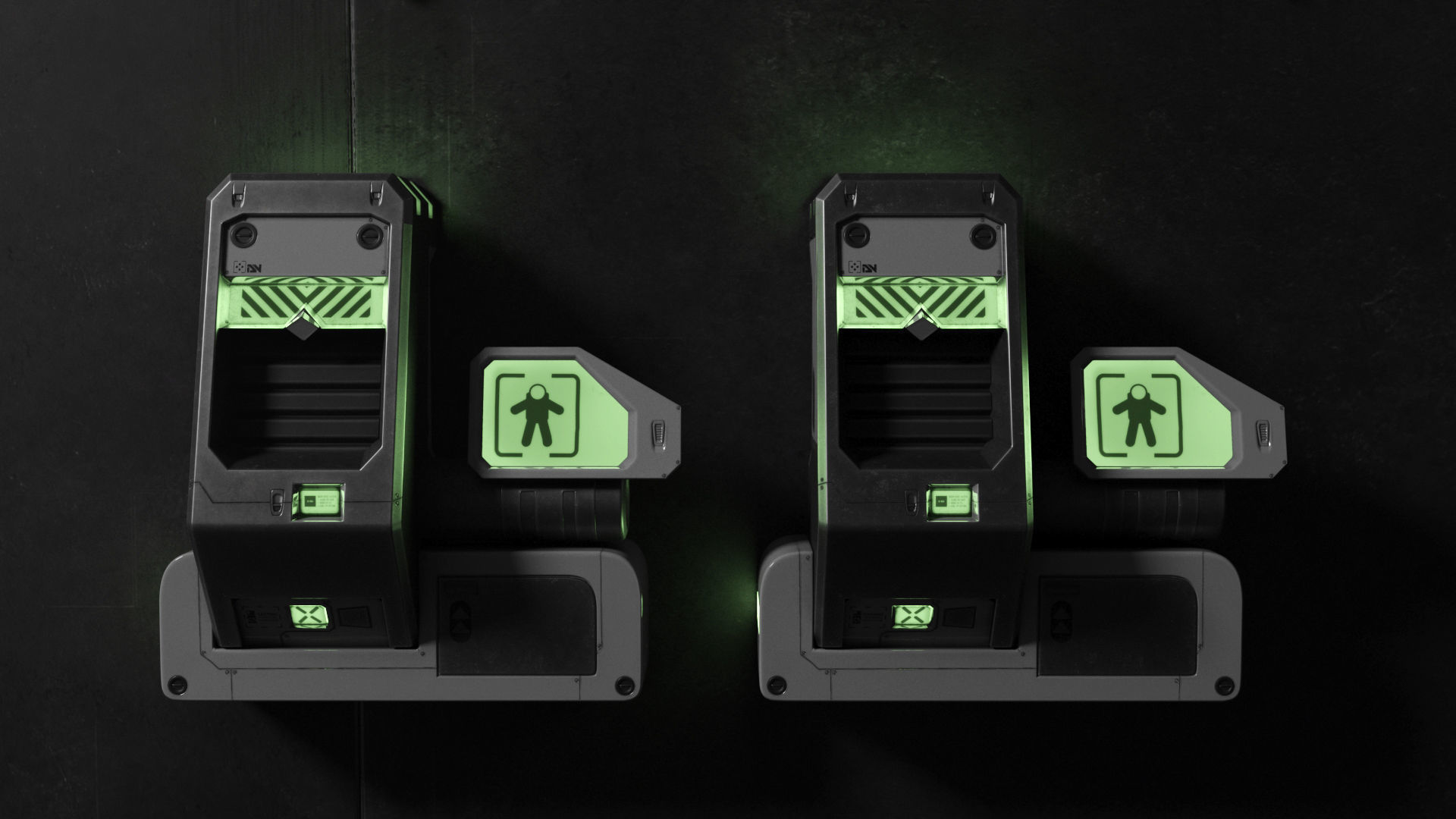 Sci Fi Scanner Display v3 Low-poly 3D model_4