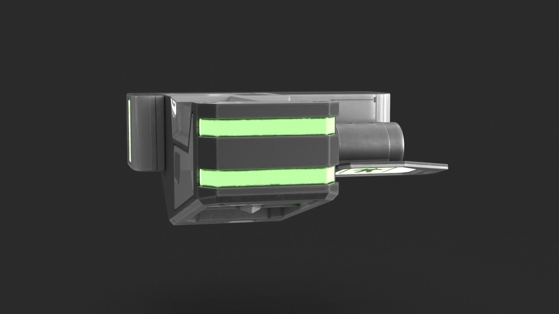 Sci Fi Scanner Display v3 Low-poly 3D model_15