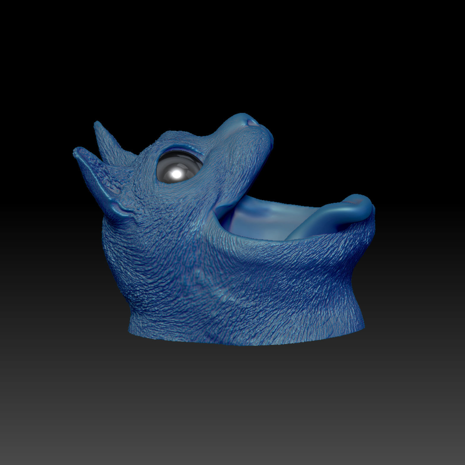 Cat with Tongue - STL 3D Print Model High-Polygon 3D print model_5