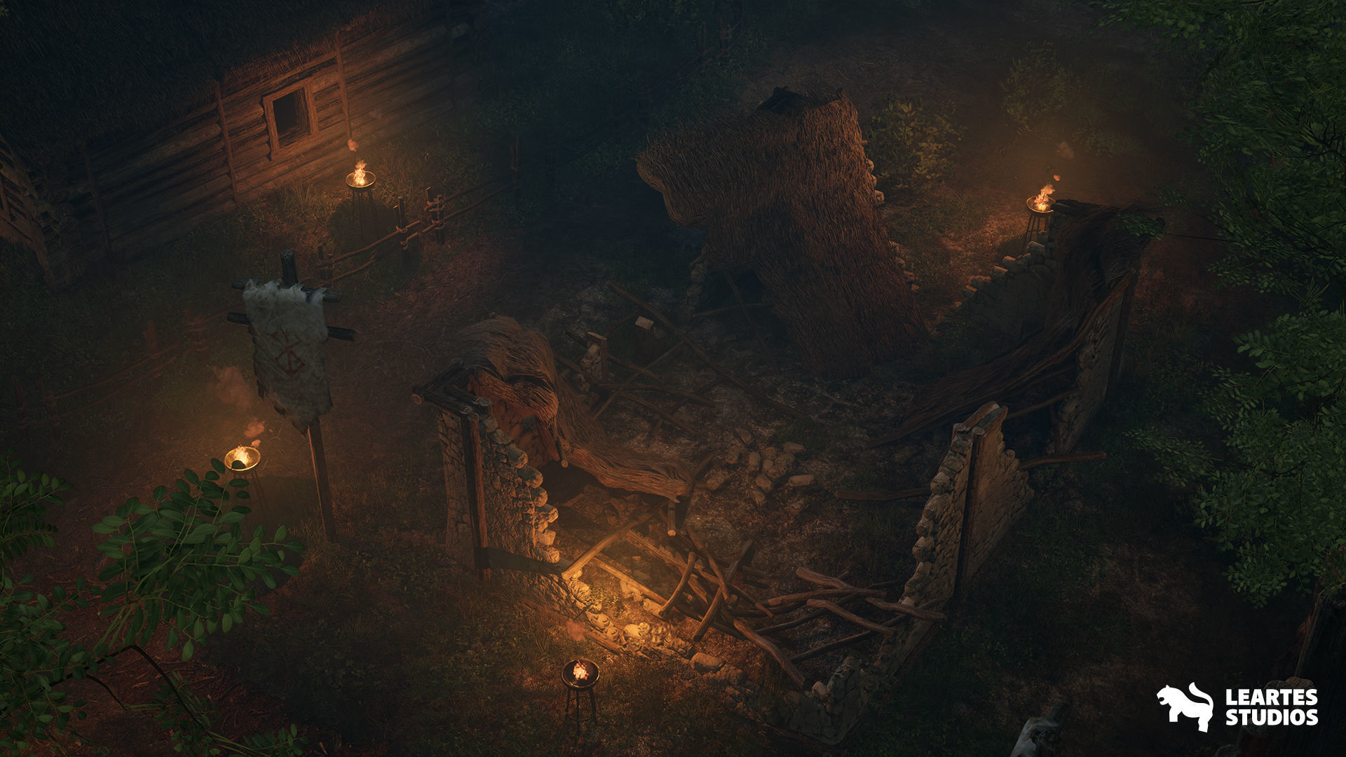 Bandit Valley Village Low-poly 3D model_6