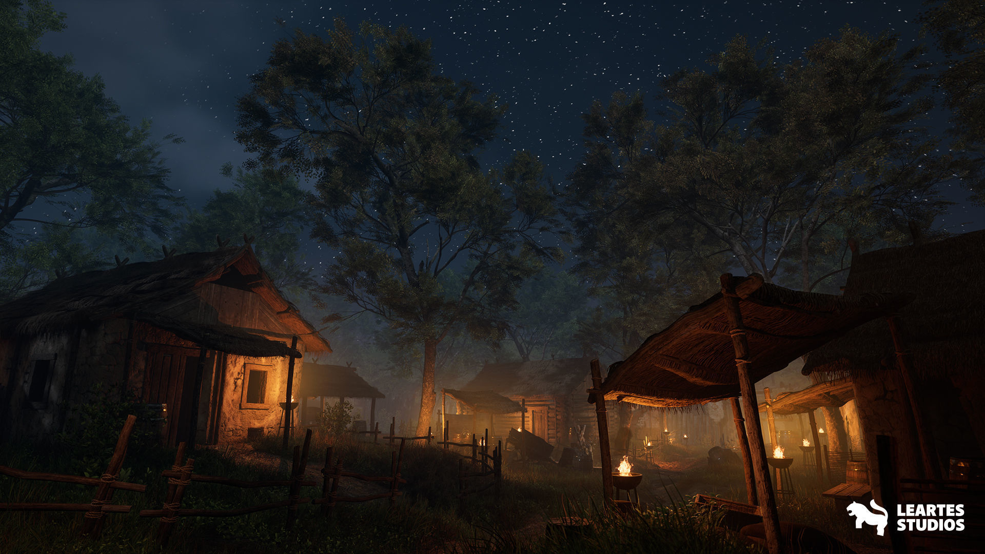 Bandit Valley Village Low-poly 3D model_3