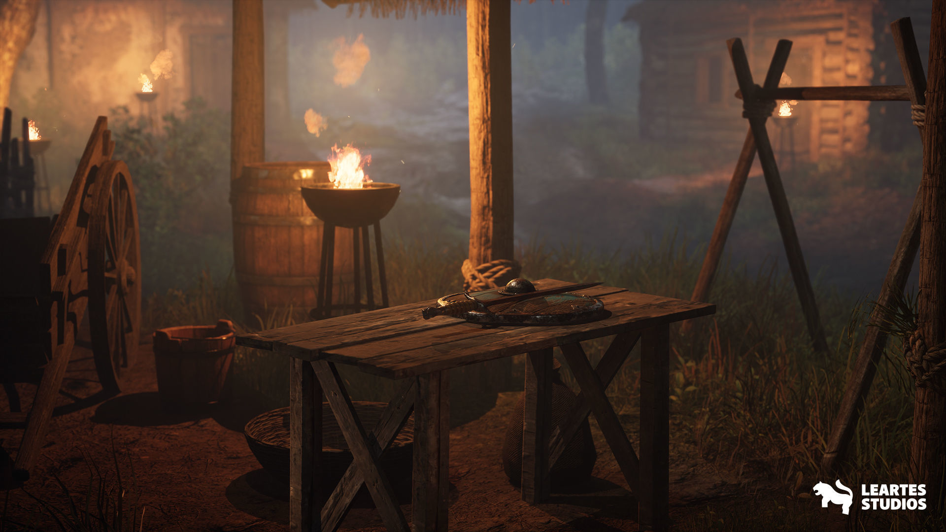 Bandit Valley Village Low-poly 3D model_2