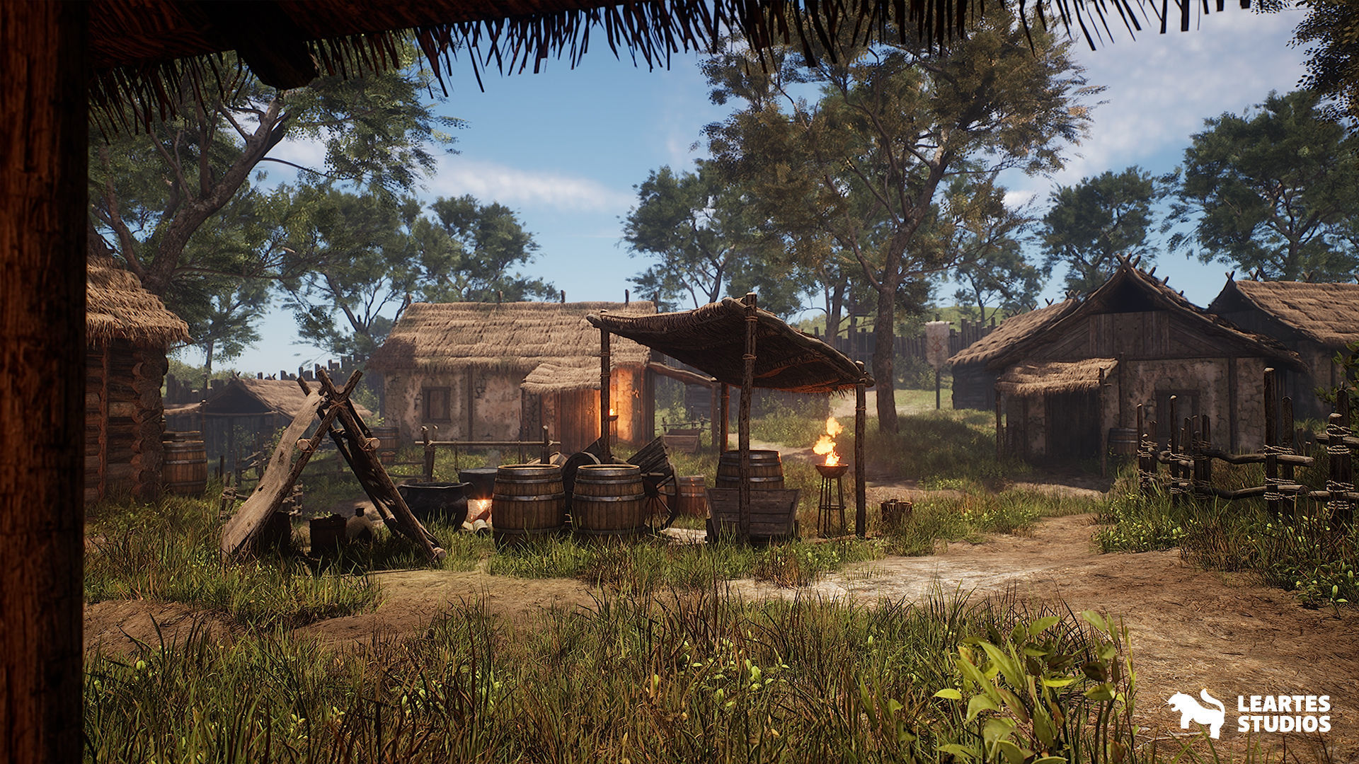 Bandit Valley Village Low-poly 3D model_12