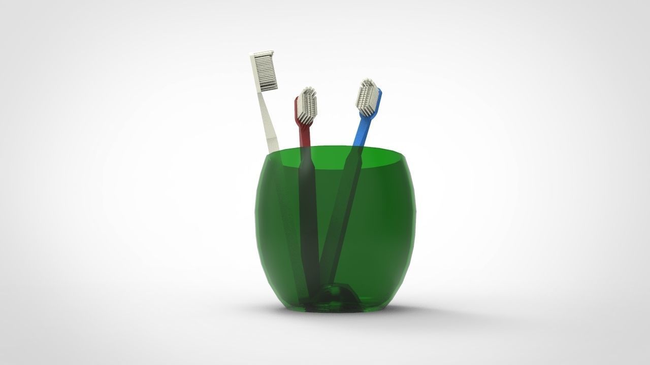 Toothbrush Holder 3D model_4
