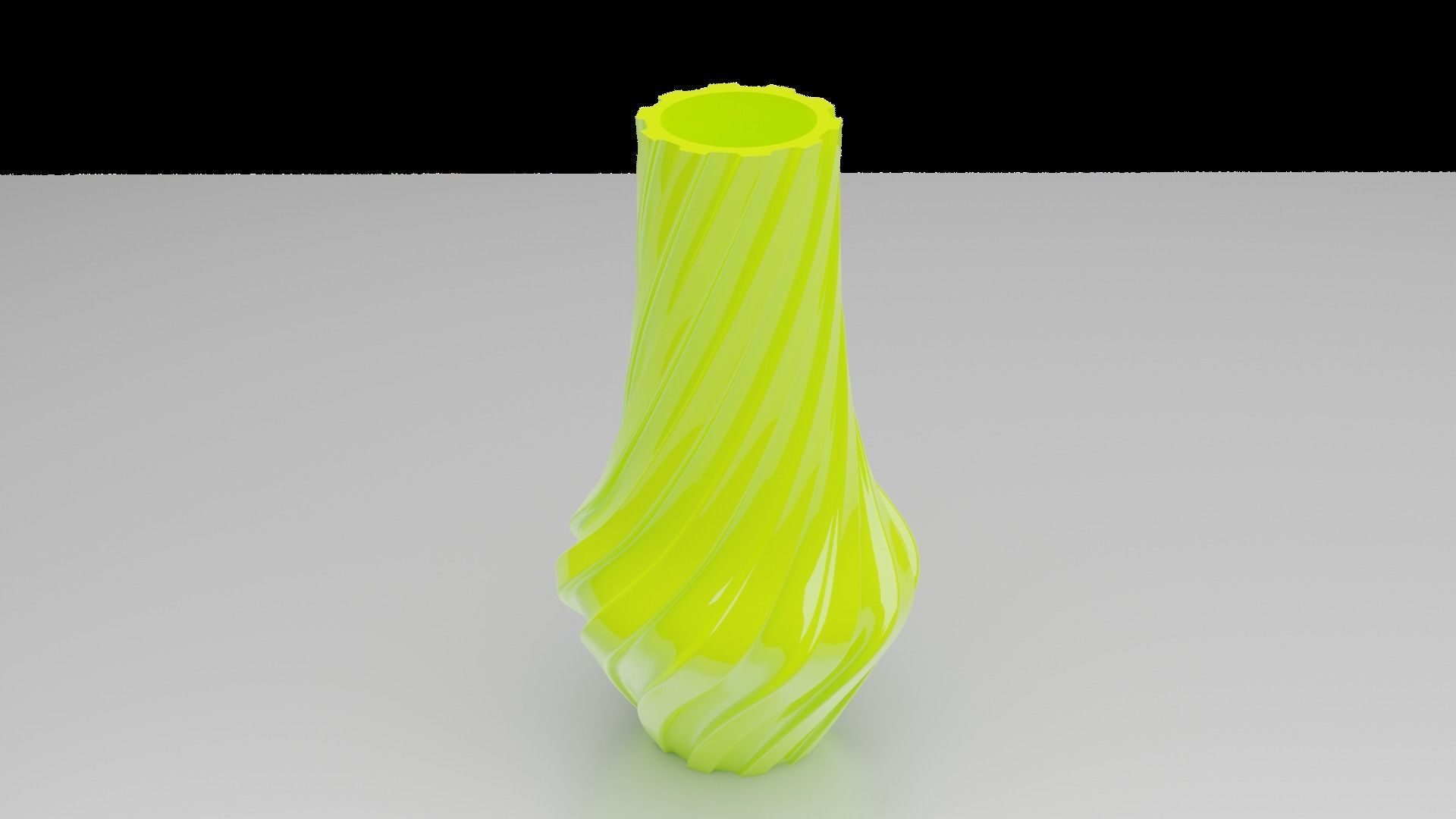 Twisted Wavy Six Vases 3D print model_52