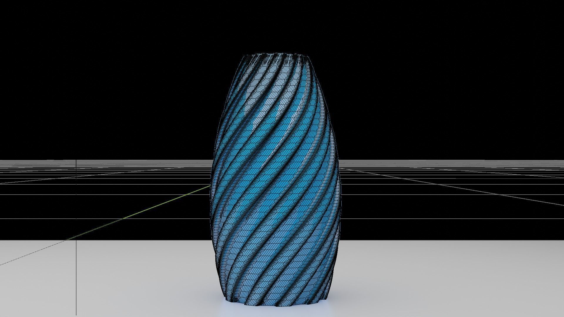 Twisted Wavy Six Vases 3D print model_81