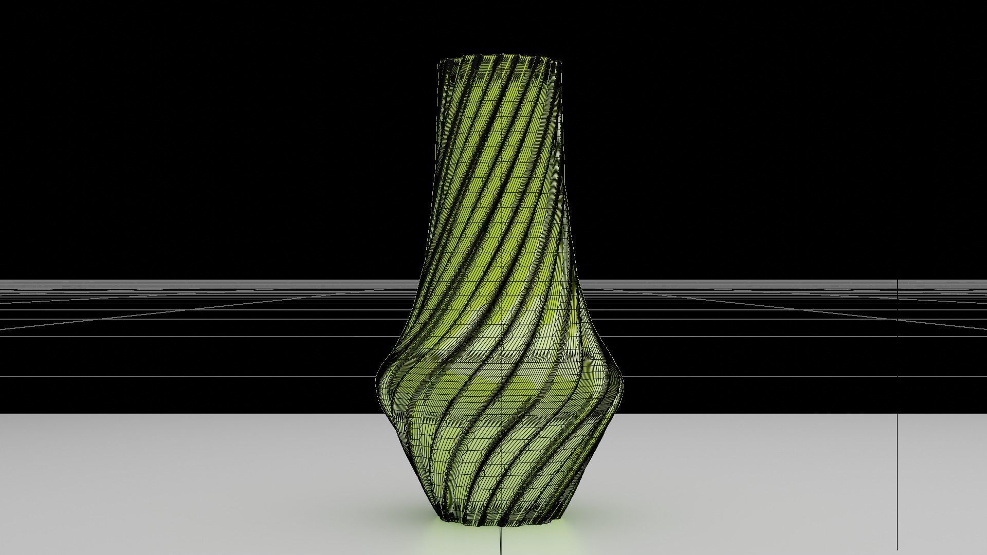 Twisted Wavy Six Vases 3D print model_57