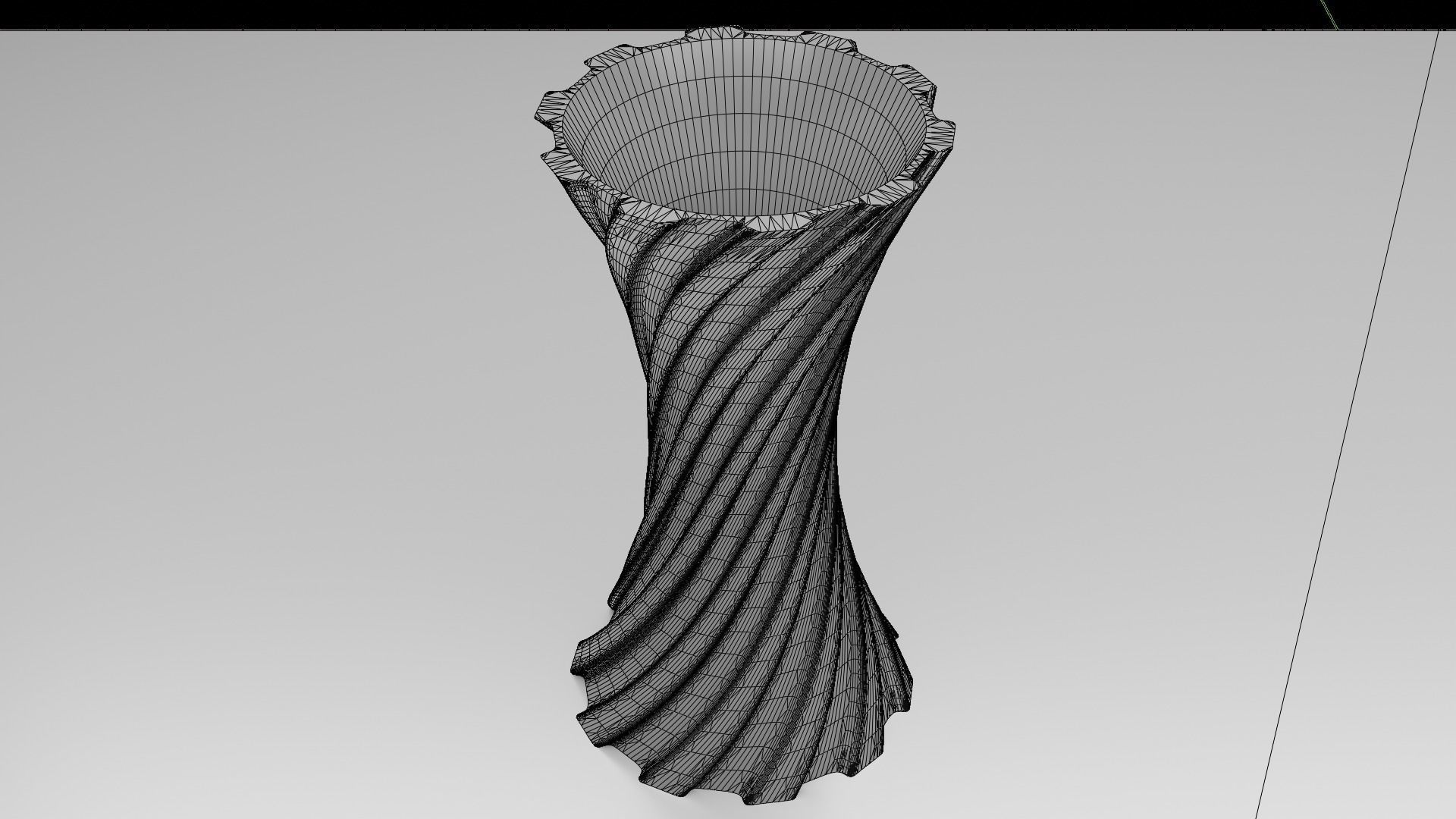 Twisted Wavy Six Vases 3D print model_41