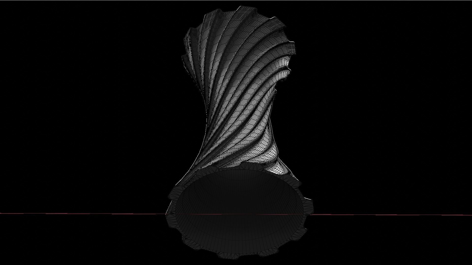 Twisted Wavy Six Vases 3D print model_51