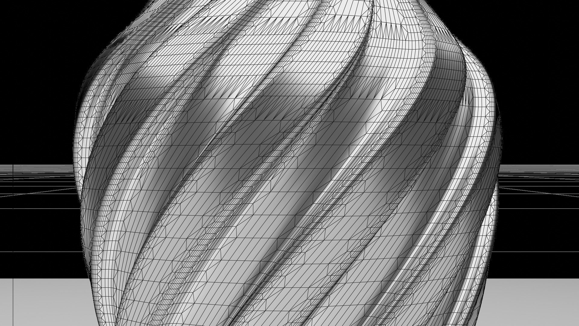 Twisted Wavy Six Vases 3D print model_35