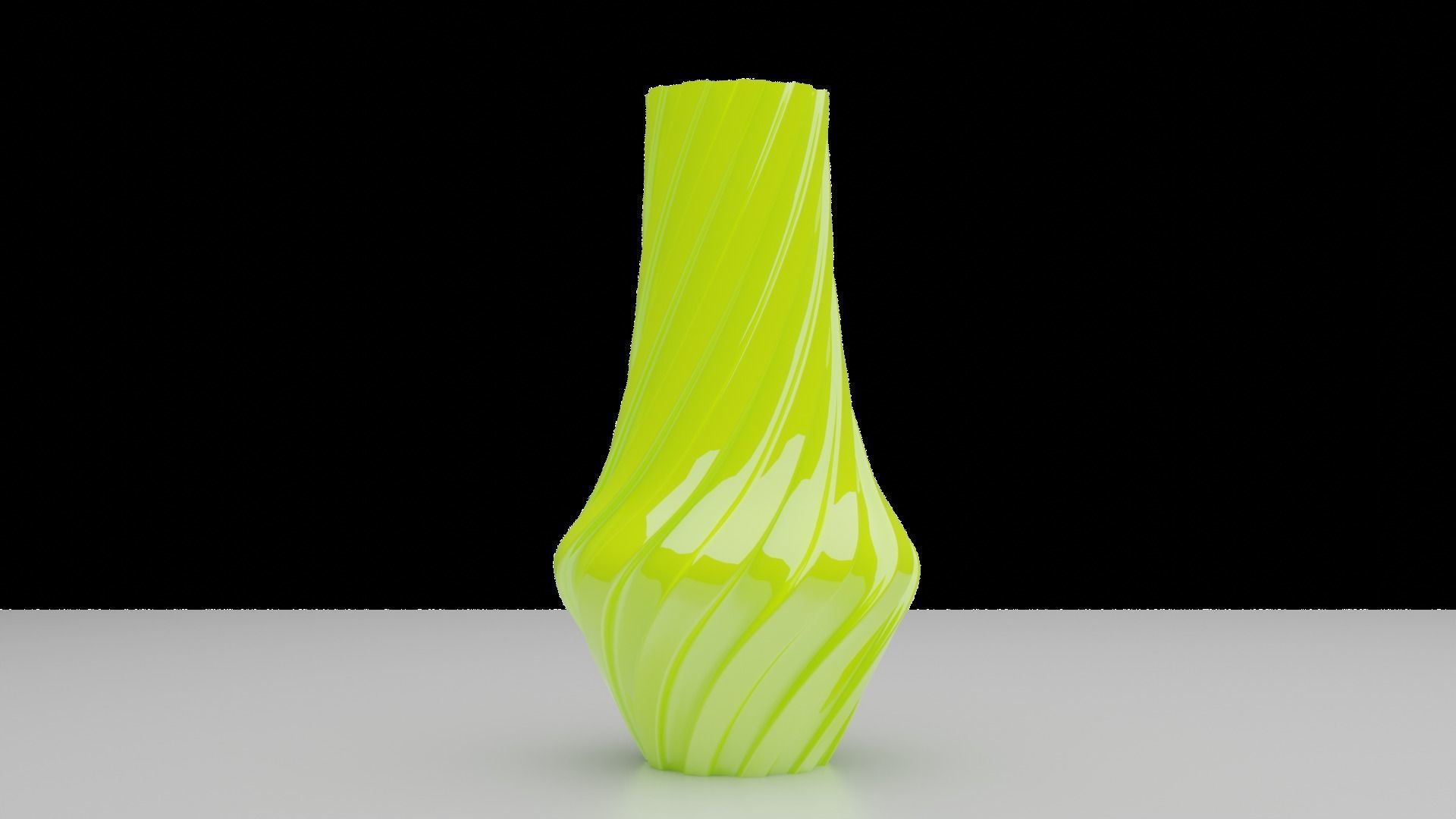 Twisted Wavy Six Vases 3D print model_56