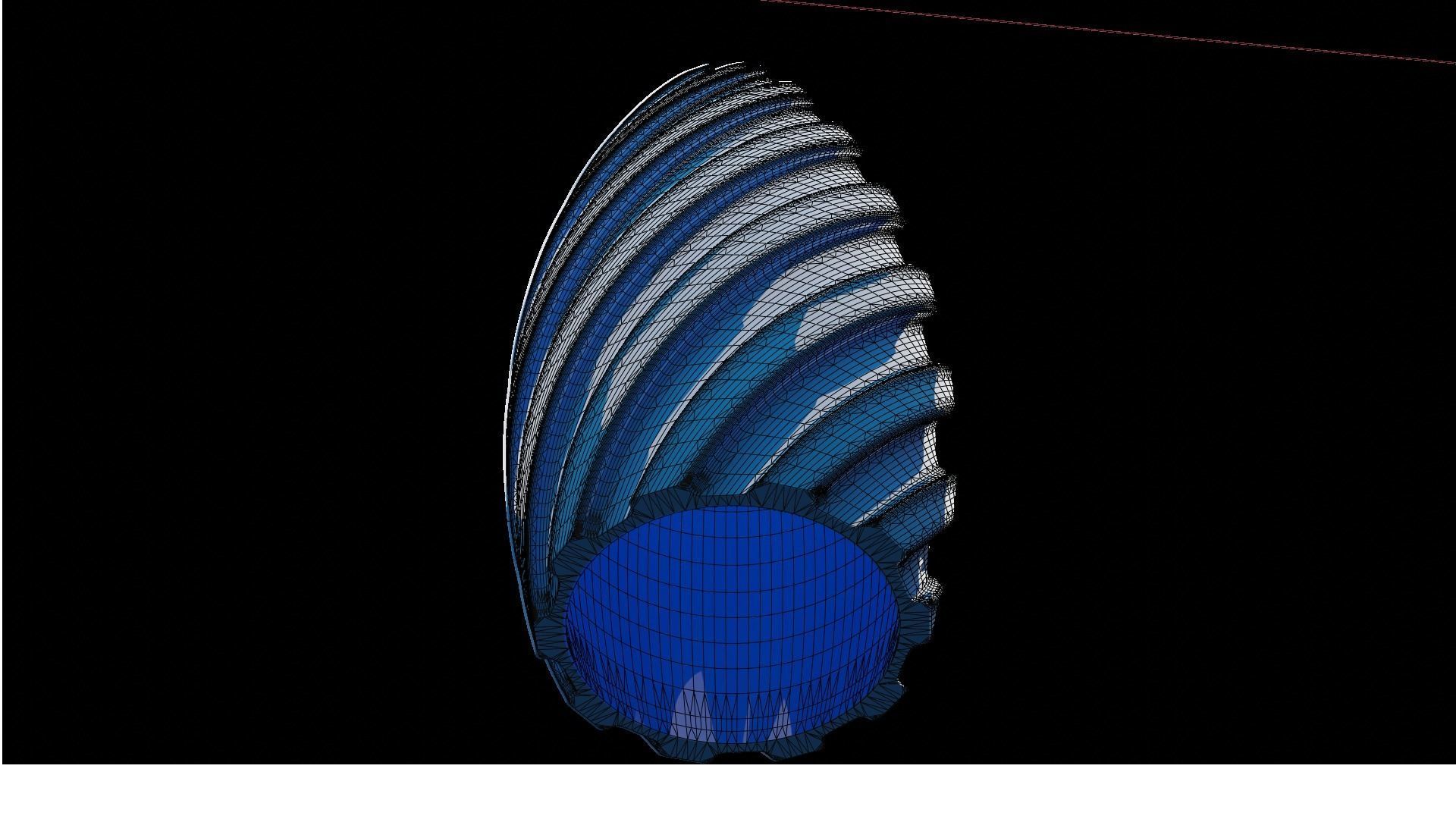 Twisted Wavy Six Vases 3D print model_87
