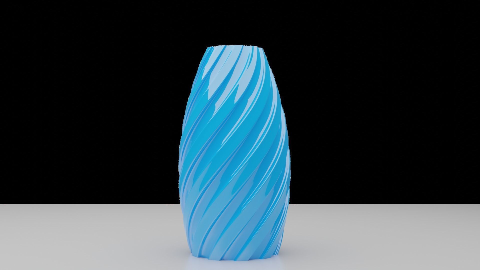 Twisted Wavy Six Vases 3D print model_80