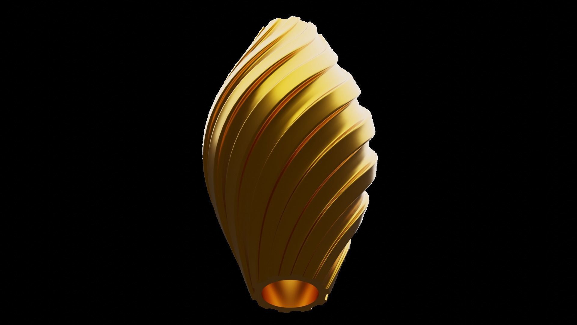 Twisted Wavy Six Vases 3D print model_26
