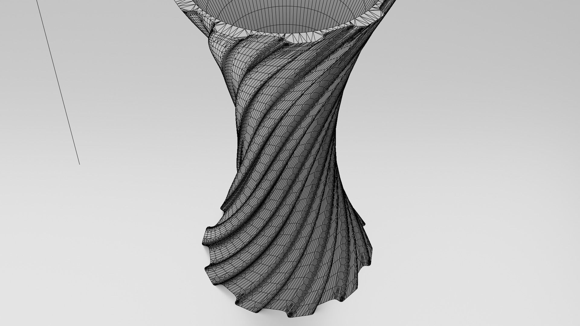Twisted Wavy Six Vases 3D print model_43