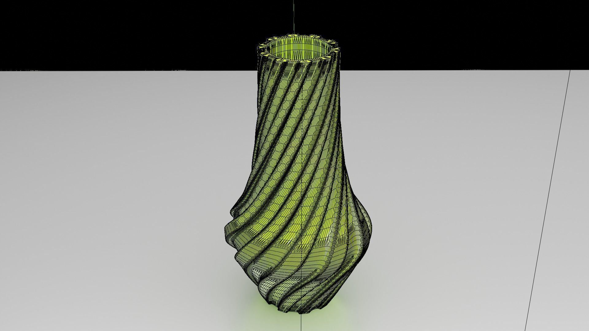 Twisted Wavy Six Vases 3D print model_53