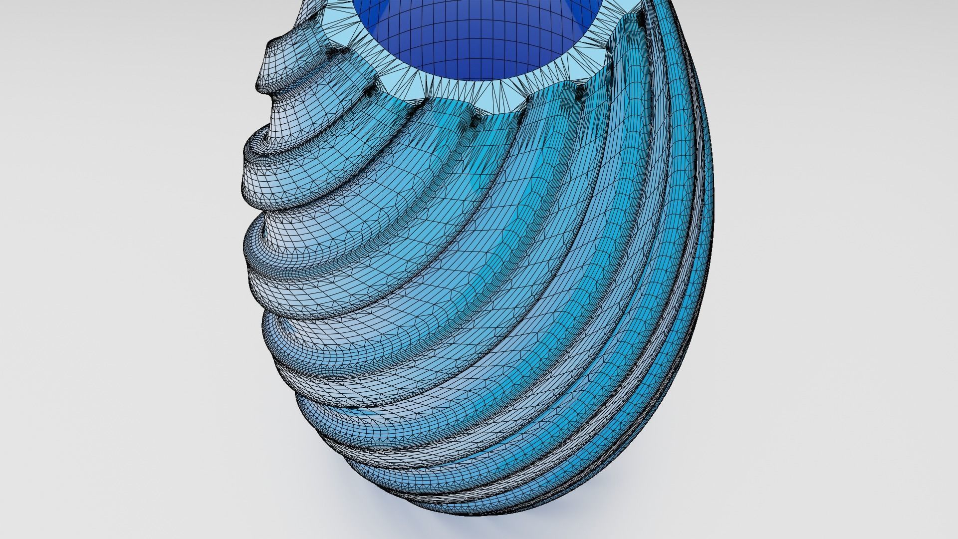 Twisted Wavy Six Vases 3D print model_79