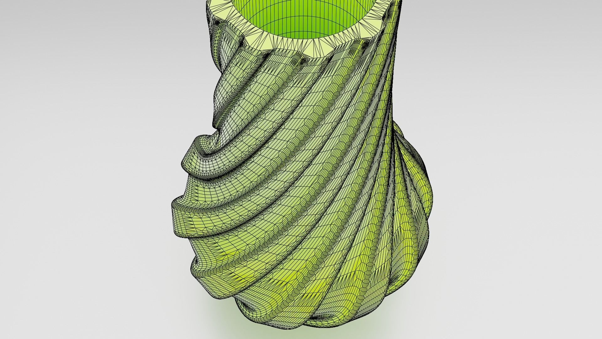 Twisted Wavy Six Vases 3D print model_55