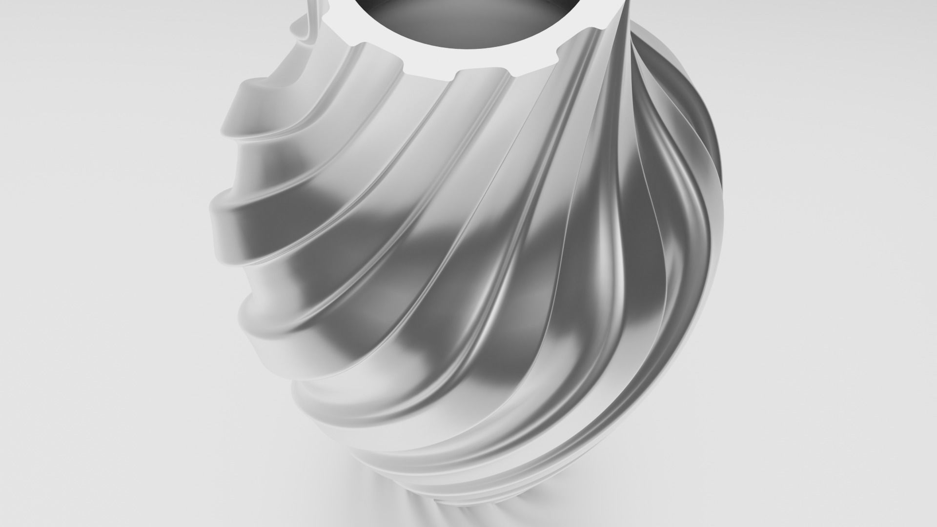 Twisted Wavy Six Vases 3D print model_30