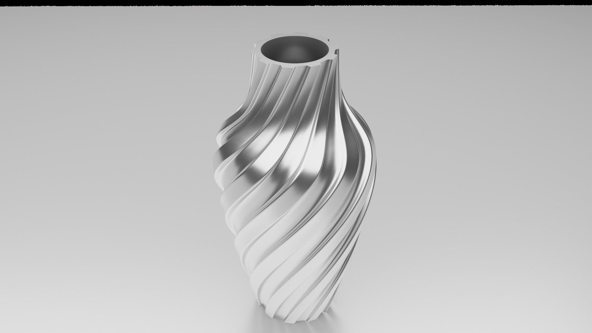 Twisted Wavy Six Vases 3D print model_28