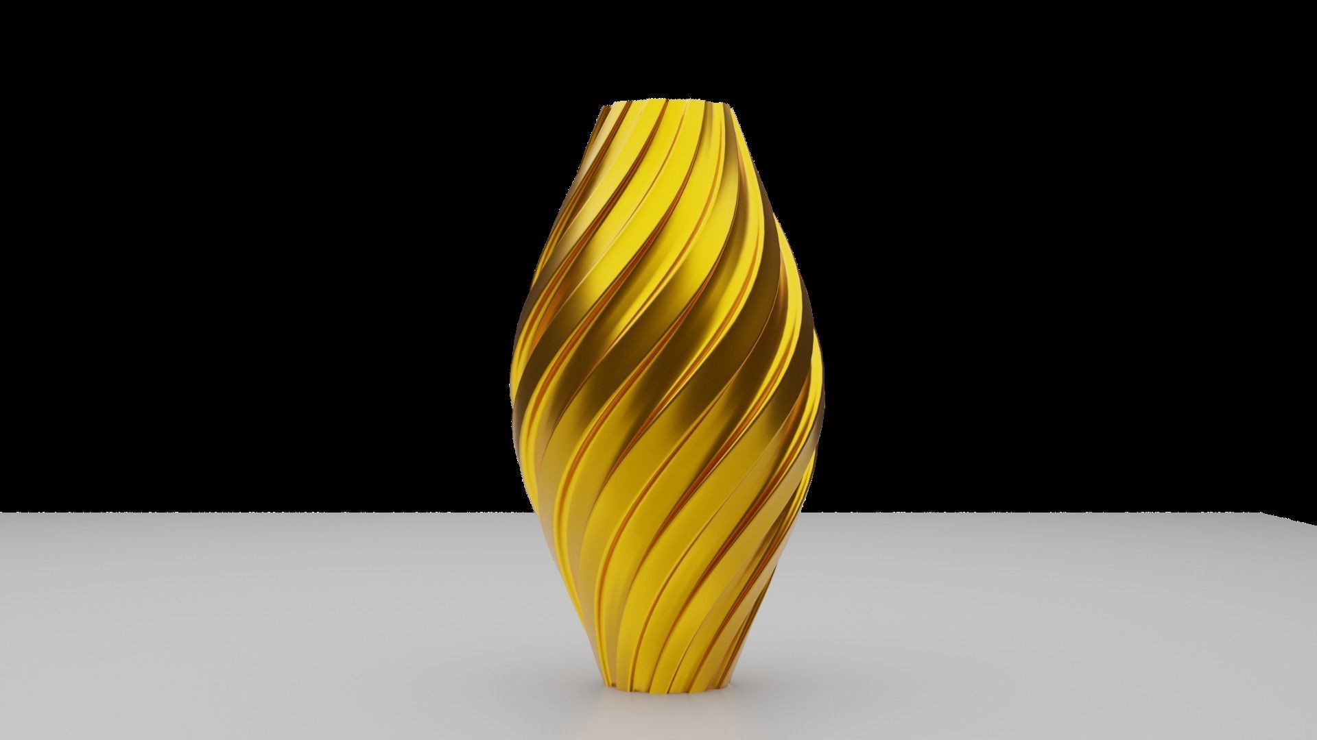 Twisted Wavy Six Vases 3D print model_20
