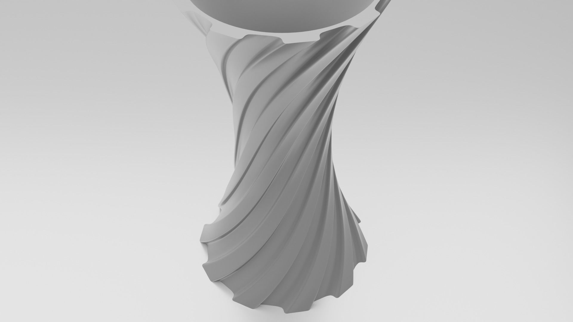 Twisted Wavy Six Vases 3D print model_42