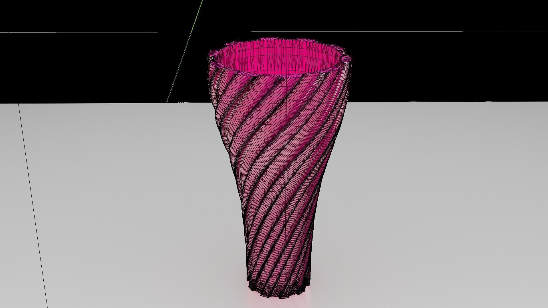 Twisted Wavy Six Vases 3D print model_65