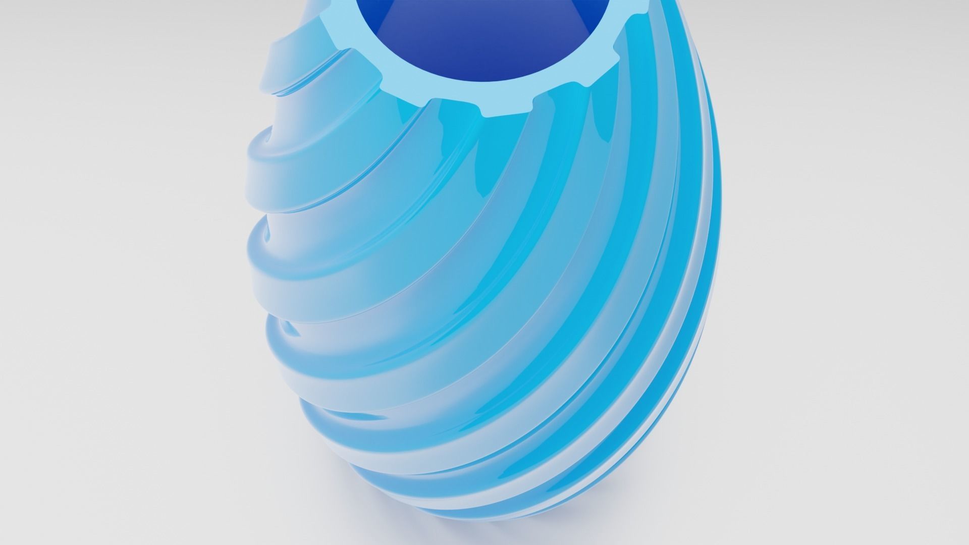 Twisted Wavy Six Vases 3D print model_78