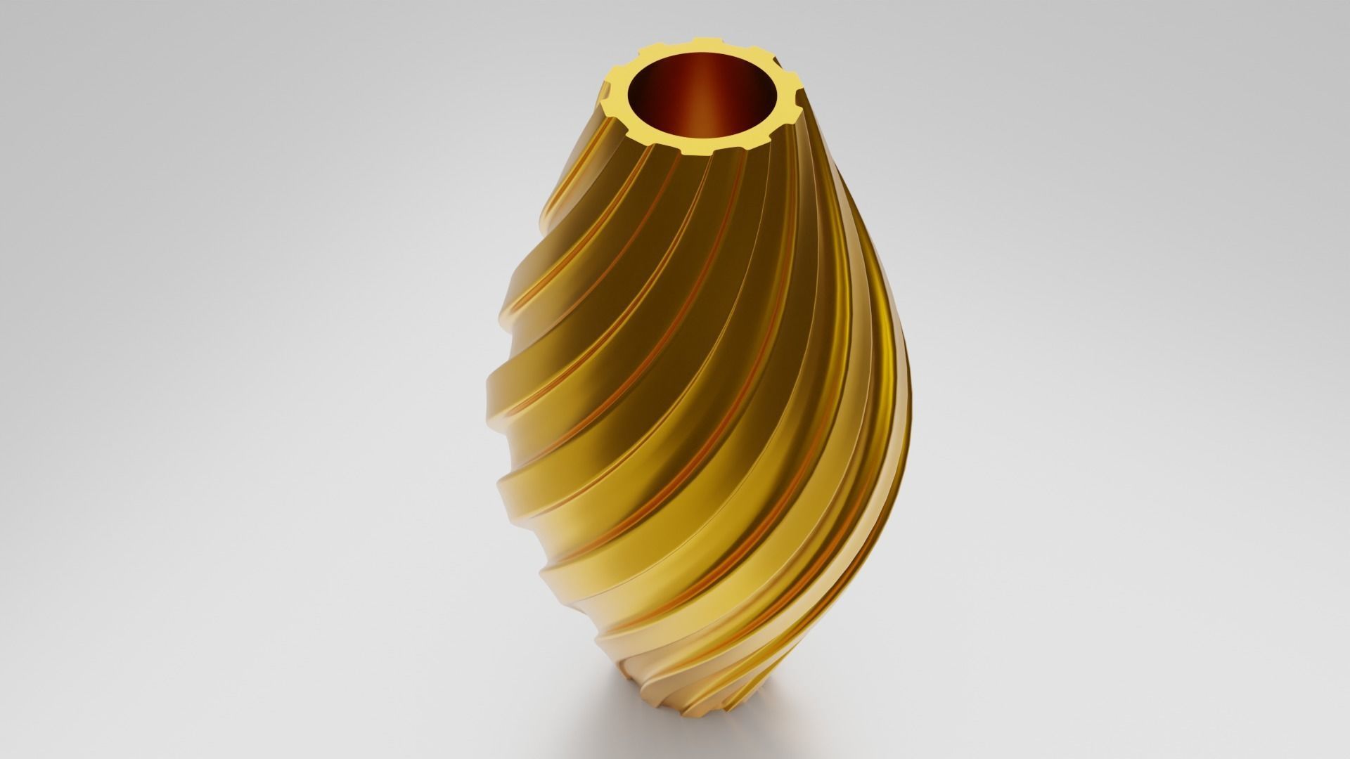 Twisted Wavy Six Vases 3D print model_16