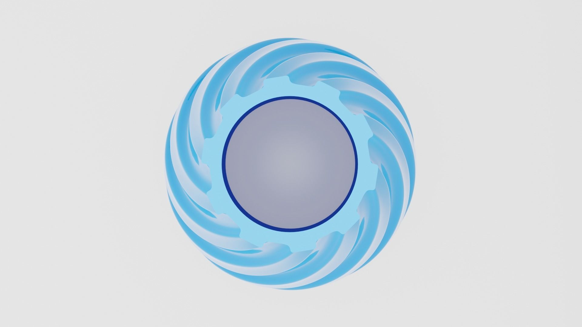 Twisted Wavy Six Vases 3D print model_84