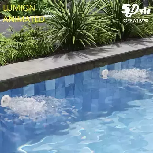 LILY pool edge aerator lumion fountain