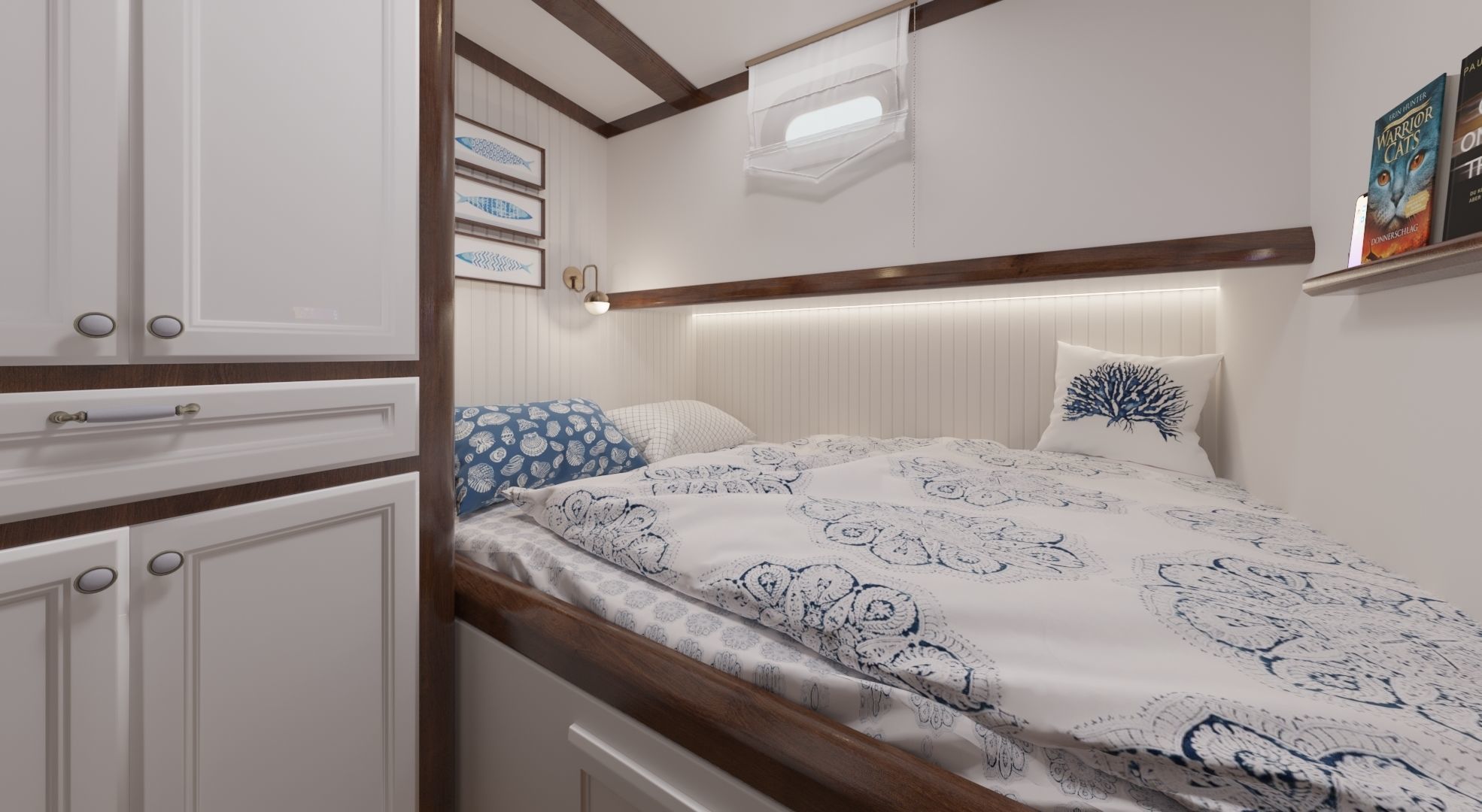 Boat 3d Model L1 Master Cabin-Bridge and Saloon-Passenger Cabin 3D model_9