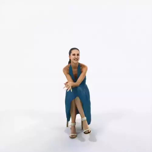 Mirage 03J Listening Summer Sitting Casual Woman