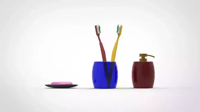 soap and toothbrush holder 