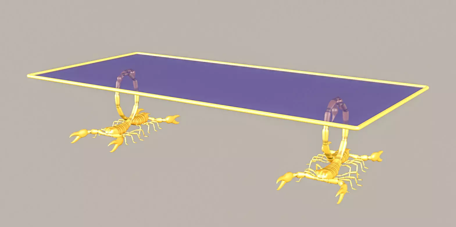 Table in the  scorpion style  3D model_0