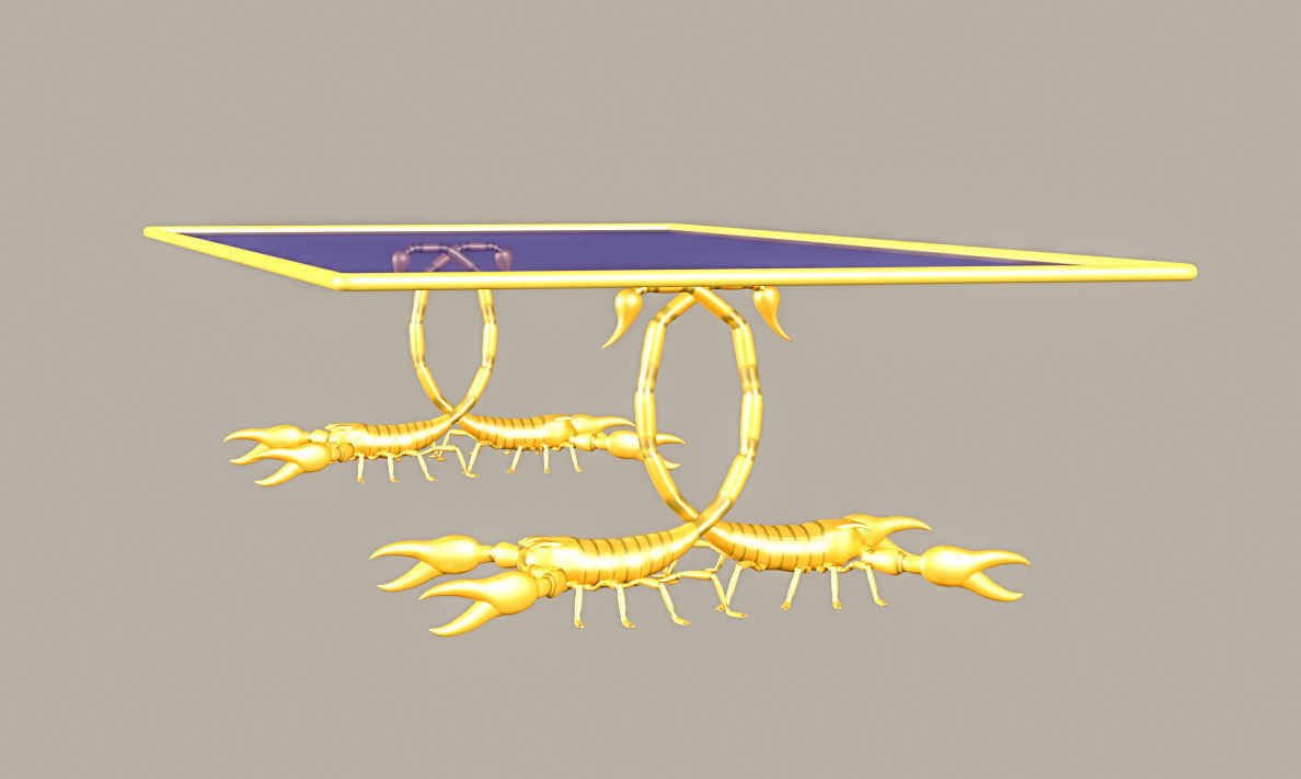 Table in the  scorpion style  3D model_1