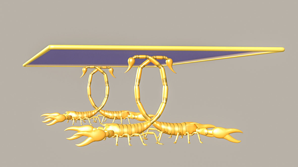 Table in the  scorpion style  3D model_3