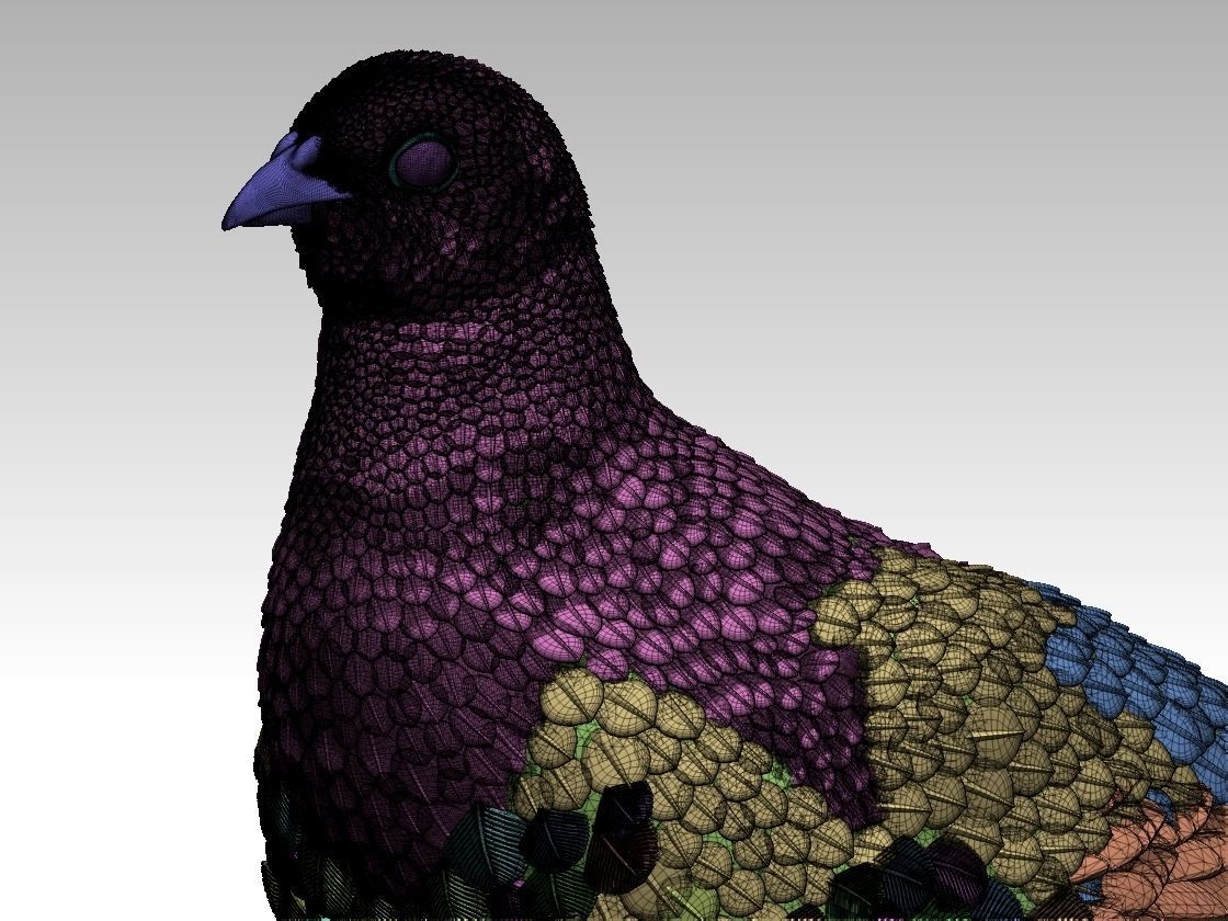partridge 3D print model_11